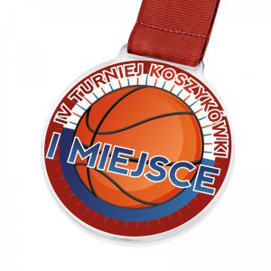 medal z nadrukiem na zawody szkolne
