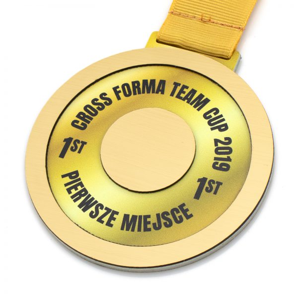 Medal dla zwycięzcy z metalu Cross Forma Team Cup