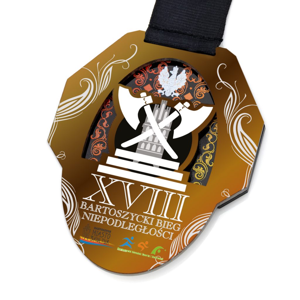 medal na bartoszycki bieg niepodległości